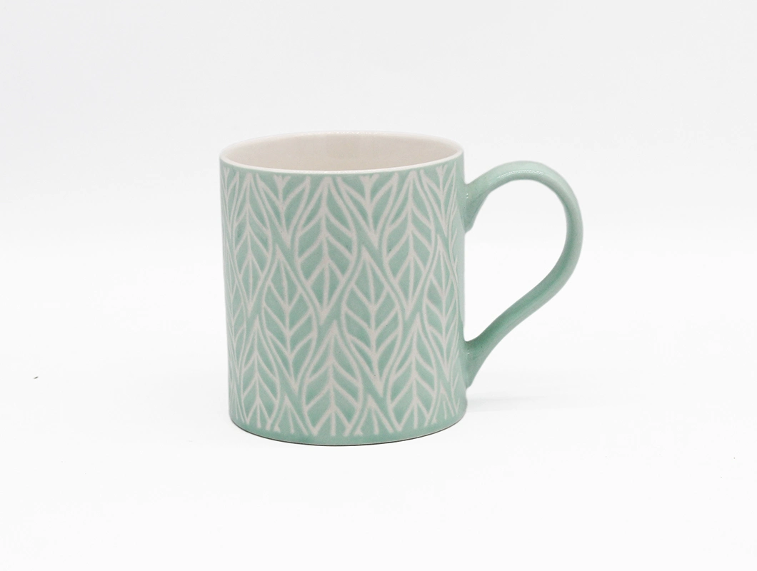 Stackable Mug Color Glaze Promotional Printing Luxury Design Ceramic Coffee Cups Straight Mugs