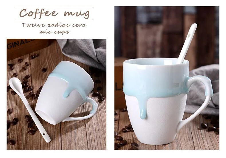 Customized Design Cold Color Changing Mug Ceramic Magic Cup