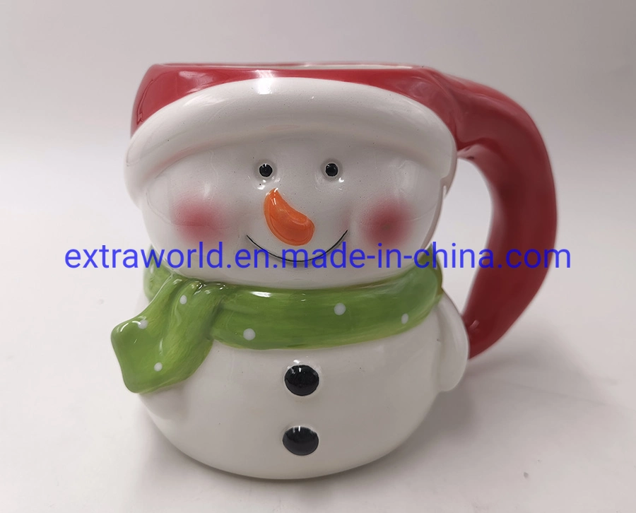 Ceramic 3D Moulded Santa Coffee &#160; Mug for Christmas Gifts