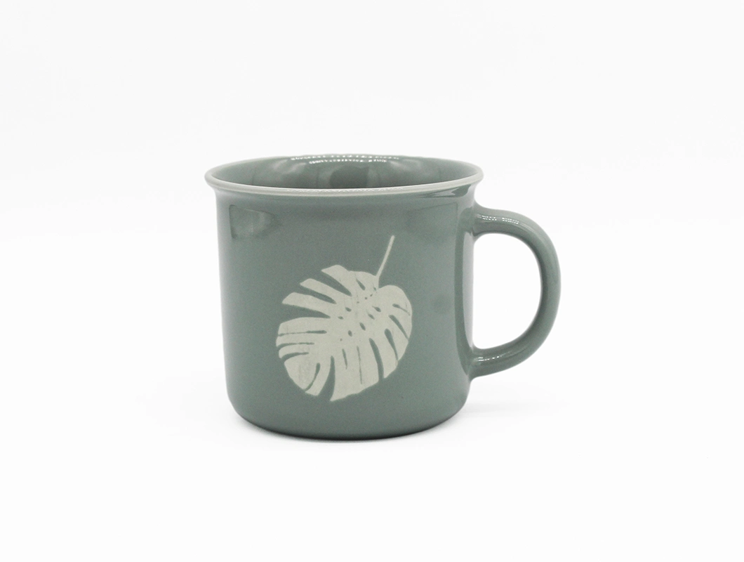 Full Color Enamel Mug Ceramic Mug Stoneware New Bone China Silk Screen Ceramic Cup