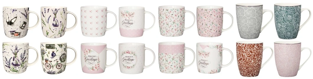 Promotional 12/14/16oz Custom Full Color Print Ceramic Coffee Mug Hot Selling Drinkwares Cup