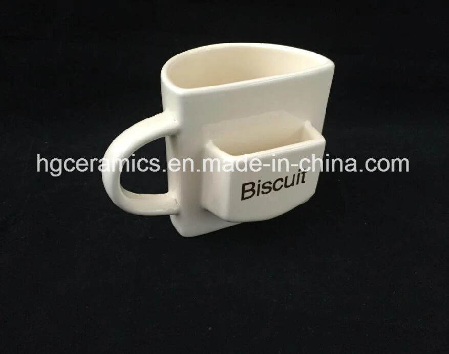 Cookie Mug, Pocket Mug. Biscuit Mug