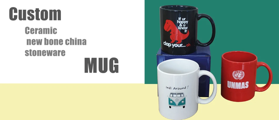 Factory Custom Design Color-Changing Mug Magic Blank Ceramic Porcelain Mug for Gifts