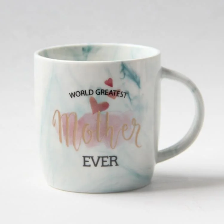 14oz marble Design Porcelain Magic Cup Mother&prime;s Day Gifts Printing Couple Ceramic Mugs Color Change Coffee Mug Customized