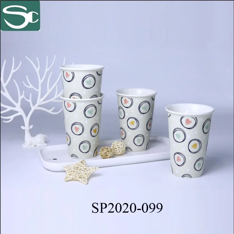 Hot Selling Ceramic Travel Mug /Coffee Mug with Silicone Cover for Wholesale
