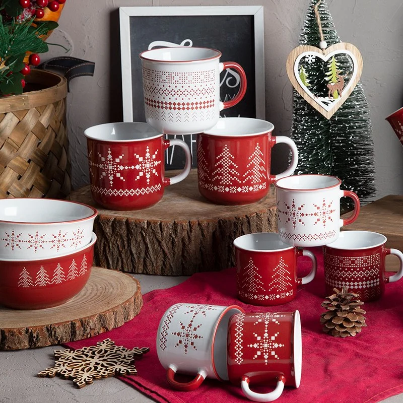 Hot Christmas Stoneware Ceramic Mug