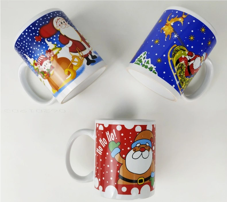 Ceramic Mug Color Glaze Cup High Temperature Cup Gift Mug Christmas Mug